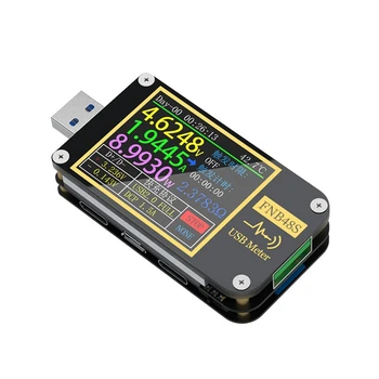 FNB48S USB Kapasite voltmetre Akım Ölçer Monitör Güç Algılama Analizörü Test Araçları Bluetooth Olmadan