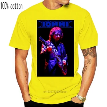 Tony Iommi Erkek Iommi T-Shirt Küçük Siyah popüler tişört