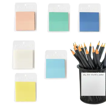 Saydam Notlar Açıklama Yapışkan Notlar Pad 300 adet Kendinden Yapışkanlı Saydam Renk Bloknot Kitaplar İçin Ofisler Okul Ve