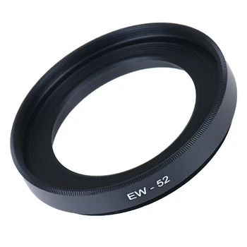 35mm Geri Dönüşümlü Lens Hood Gölge için Fit EF 35mm F / 1.8 STM Lens Yerine EW-52 Hood Lale Çiçek Tasarım Siyah