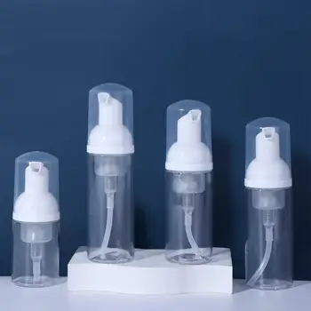 Kozmetik Dağıtıcı Mini Şampuan Kirpik Temizleyici Boş Doldurulabilir Şişe Köpük pompa şişesi sabun şişesi Seyahat Köpük Dağıtıcı