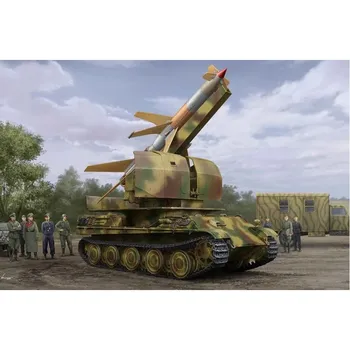TROMPETÇİ 09532 1/35 Flakpanther w / 8.8 cm Flakrakete Rheintochter I Tankı Montaj Modeli Yapı Kitleri Gundam Hobi DIY
