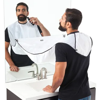 Tıraş Önlük Adam Sakal Önlük Bakımı Yüz Traş Saç Yetişkin Önlükler Tıraş Makinesi Temizleme Kuaför Hediye Temiz Önlük Su Geçirmez