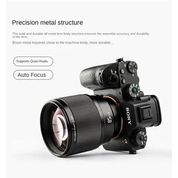 85mm F1. 8ıı Stm İkinci Nesil Sony Otomatik Odaklama Spor Kamera Aksesuarları Yüksek Çözünürlüklü