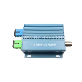 FTTH Pasif Alıcı CATV Optik Düğüm Mini WDM Dönüştürücü Güç Olmadan Bir RF Bağlantı Noktası Tripleksleyici Minimod
