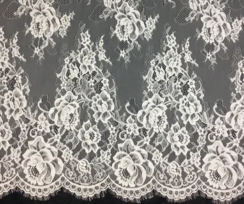 DIY dantel elbise etek siyah ve beyaz kirpik yumuşak dantel aksesuarları 3 metre uzunluğunda * 1.5 metre genişliğinde