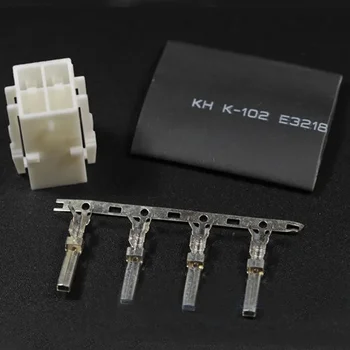 1 Takım 4 Pin DC Kısa Dalga Güç soketli konnektör Kablo Adaptörü Yaesu FT - 450 FT-991 Kenwood TS-480 ICOM IC-7000 IC-7600 Radyo