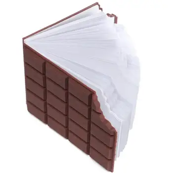 Cazip Çikolata Kapak Not Defteri Dizüstü Yaratıcı Yapışkan Not Ofis Kırtasiye