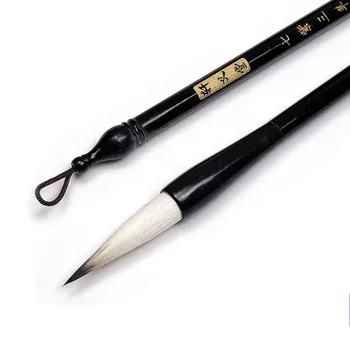 Çin Fırça Kalem Yün ve mor Tavşan Saç Düzenli Komut Kaligrafi Fırçası Acemi Yetişkin çin resim sanatı Yazı Fırçaları