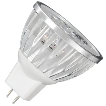 4 W Kısılabilir MR16 LED Ampul / 3200 K Sıcak Beyaz LED Spot / 50 Watt Eşdeğer Bi Pin GU5. 3 Taban / 330 Lümen 60 Derece ışın Açısı