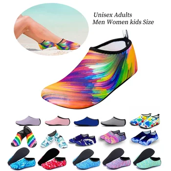 Dalış ayakkabıları Kadın Aqua Ayakkabı Erkekler Plaj Yüzme Su spor çoraplar Yalınayak Spor Ayakkabı Spor Dans Yüzmek Sörf Şnorkel Ayakkabı