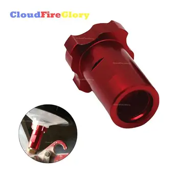 CloudFireGlory PPS Bardak Tabancası Pot Eklemler Adaptörü M14x1mm İç dişli püskürtme tabancası Konektörü Kırmızı
