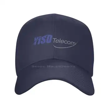 Yıso Telekom Logo Moda kaliteli Denim kap Örme şapka Beyzbol şapkası