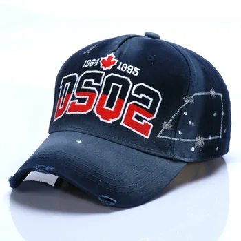 DSQ2 Marka Erkek beyzbol şapkası s SİMGESİ Mektup Nakış Erkek Kadın beyzbol şapkası s Yaz Açık Pamuk Hip Hop güneş şapkası Baba Şapka