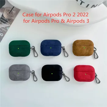AirPods için Pro 2 2022 kulaklık koruyucu kılıf drop-proof anti-şok kadife ipeksi hissediyorum AirPods 3 Airpods Pro 2nd