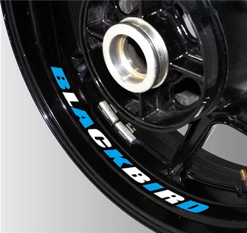 Yüksek kaliteli Motosiklet jant logo çıkartması çıkartması yansıtıcı moto araba Aksesuarları dekorasyon Benelli blackbird cbr1100xx 1100