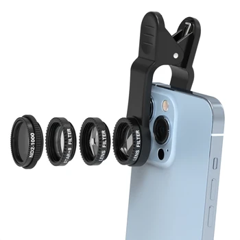 KnightX telefonu aksesuarları cpl yıldız ND prizma lens balık gözü lente kamera cep telefonu lens İçin Özel Efektler