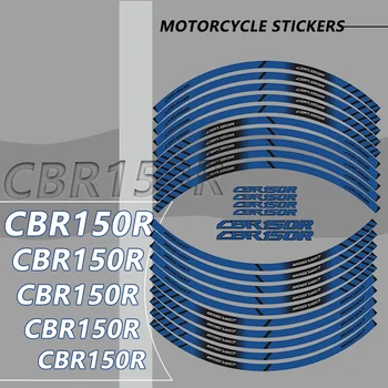 YENİ Tekerlek Çıkartmalar Motosiklet Ön Arka İç Jant Lastik Yansıtıcı Dekoratif Sticker Çıkartması Honda CBR150R CBR400R CBR500R