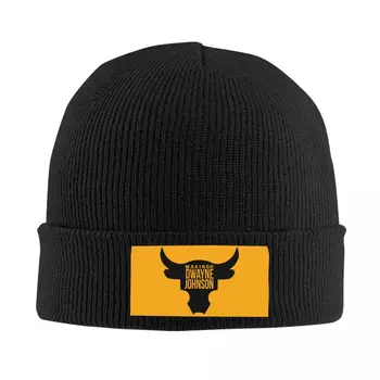 Kaya Dwayne Kaput Şapka Örgü Şapka Erkek Kadın Moda Unisex Johnson Bull Sıcak Kış Skullies Beanies Caps