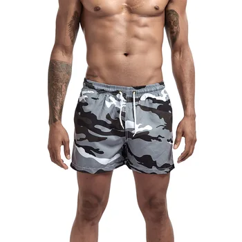 Yeni Erkek Şort Sörf Tahtası Şort Yaz Spor Plaj Erkek Bermuda Hızlı Kuru Kurulu Şort Kamuflaj SPOR kısa pantolon