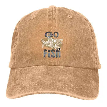 Go Balık beyzbol şapkası Erkek Şapka Kadın Vizör Koruma Snapback Balıkçılık Kapaklar