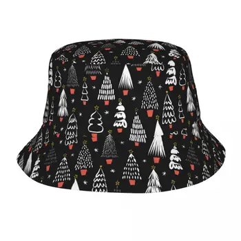 Merry Christmas Şapka Moda güneşlikli kep Açık Balıkçı Şapka Kadınlar ve Erkekler için Gençler Plaj Kapaklar balıkçılık şapkası