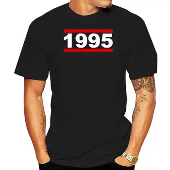 Erkek yıl 1995 t gömlek Karakter pamuk S-XXXL erkek Spor moda Bahar Sonbahar Resmi gömlek