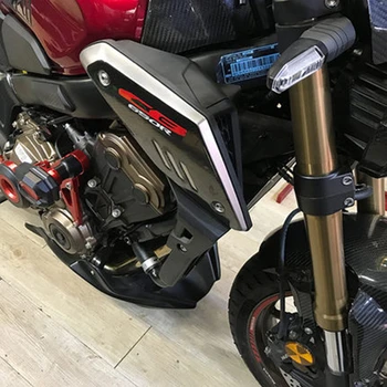 3D Karbon Fiber Yan Çıkartmaları Tank Pad Gaz Yağı Etiket Motosiklet Dekorasyon Aksesuarları Honda CB 650R CB650 R 2018-2020