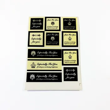 110 Adet/grup Klasik çıkartmalar 'Özellikle Sizin İçin' Kraft Kağıt Malzeme Sticker DIY Çok Fonksiyonlu El Yapımı Hediye Mühür Etiket