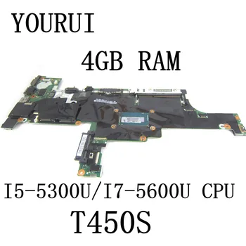 AIMT1 NM-A301 Lenovo Thinkpad T450S Laptop Anakart I5-5300U / I7-5600U CPU 4GB RAM 00HT748 Anakart
