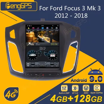 Ford Focus 3 için Mk 3 2012-2018 Android Araba Radyo Ekran 2din Stereo Alıcısı Autoradio Multimedya DVD Oynatıcı Gps Navi