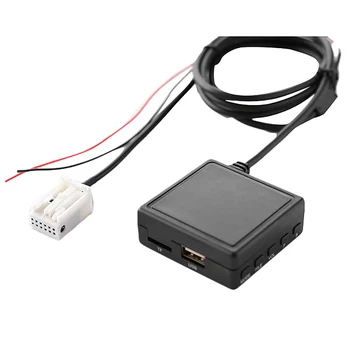 Araba Bluetooth 5.0 AUX kablo adaptörü TF USB 207 307 407 için uygun