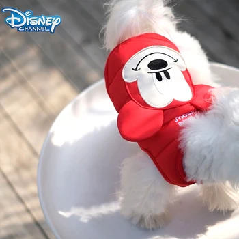 Disney Mickey Mouse Kış Pet Giyim Karikatür Sevimli Kedi Küçük Köpekler Eklemek Pamuk Köpek Giysileri Hediye
