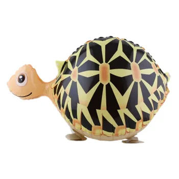 1 PC 61 * 32 cm Kaplumbağa Helyum Balon Bebek Duş Oyuncaklar Kaplumbağa Folyo Balon için Parti / Doğum Günü / düğün Süslemeleri Damla Nakliye