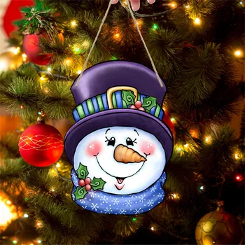 Noel Süslemeleri Kardan Adam Asılı Işaretleri Kapı Işareti noel dekoru Merry Xmas Temalı Parti Malzemeleri Yard Çocuk Odası Dekor