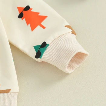 Toddler Erkek Bebek Cadılar Bayramı Kıyafet Uzun Kollu Kabak Kazak Kazak Tops Pantolon Sonbahar Kış Giysileri Set