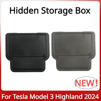 Kol dayama Gizli saklama kutusu Tesla Modeli 3 Yayla Merkezi Konsol Organizatör Yeni Model3 2024 İç Araba Aksesuarları