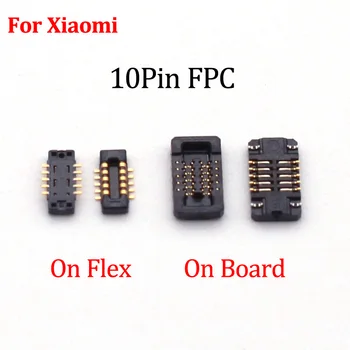 5 adet Ev düğmesi Dokunmatik KİMLİK Parmak İzi Sensörü FPC konektörü Xiaomi Mi 11 Lite Mi Oyun Mantık açık anakart Flex Kablo 10Pin