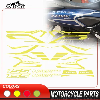nmax Sticker Çıkartma YAMAHA NMAX155 N-MAX155 2019-2024 Motosiklet Ön Arka Kaporta Etiket Yakıt Deposu Vücut Su Geçirmez Etiket