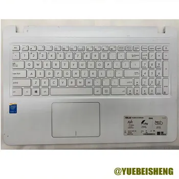 YUEBEISHENG 95%Yeni ASUS X540S X540L A540L K540L A540UP X540SA X540L palmrest üst kapak ABD klavye Touchpad, beyaz