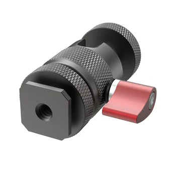 Mini tripod döngüsü Kafa Döner Topu Kafa 1/4 İnç Çıkarılabilir Soğuk Ayakkabı Mounts Adaptörü DSLR kamera monitörü Kamera Parçaları