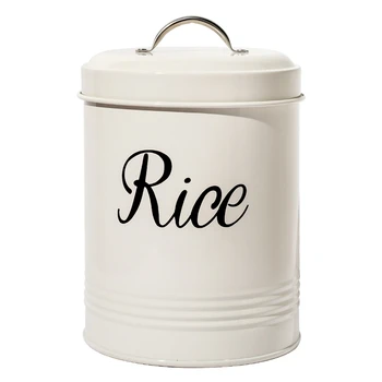 Ülke Pirinç Kovası Çok Fonksiyonlu Pirinç saklama kutusu çamaşır Tozu Tahıl Mühürlü Kavanoz Nem Geçirmez Çeşitli Eşyalar Kova