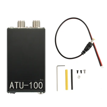 ATU-100 PRO Otomatik Anten Tuner 1.8 Mhz-30Mhz OLED Ekran Pil İçin 10W 100W Kısa Dalga Radyo İstasyonu