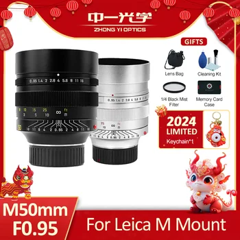 Zhongyi Mitakon 50mm F0.95 Tam Çerçeve Büyük Diyafram Portre Lens Leica M Dağı Kamera M2 M3 M5 M6 M7 M9 M10 MP M262 M-D