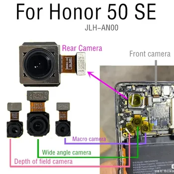 Ön Arka kamera Onur 50 SE Bakan Arka Ultra geniş açı Konektörü Telefoto Modülü Flex Kablo Değiştirme
