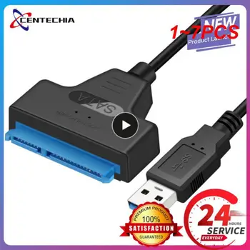 1 ~ 7 ADET 3.0 2.0 SATA 3 Kablo Sata USB 3.0 Adaptörü 6 Gbps'ye Kadar Destek 2.5 İnç Harici HDD SSD sabit disk 22 Pin Sata III