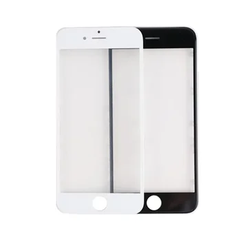 Dış Ekran İçin iPhone SE 2020 SE2 Ön Dokunmatik Panel LCD ekran Dış Cam Kapak Lens Onarım Parçaları OCA