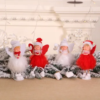 Navidad 2022 Yeni Yıl Merry Christmas Süslemeleri Ev için Noel Elf Bebek Kolye Noel Noel Ağacı Süsler Hediyeler Dekor