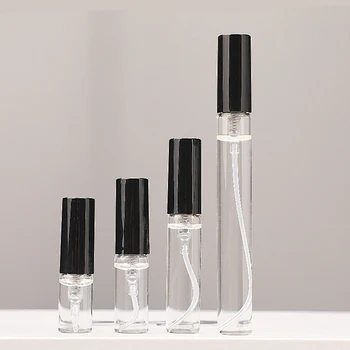 1 Adet 2ml 3ml 5ml 10ml Mini Taşınabilir Parfüm Şişesi Sprey Doldurulabilir örnek kozmetik Cam Şişeleme Boş Konteyner