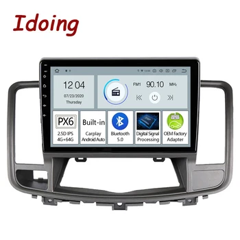 Idoing Araba Android Otomatik Ve Carplay Radyo Multimedya PX6Audio Oynatıcı Nissan Teana Için J32 2008-2013 GPS Navigasyon Tak Ve Çalıştır